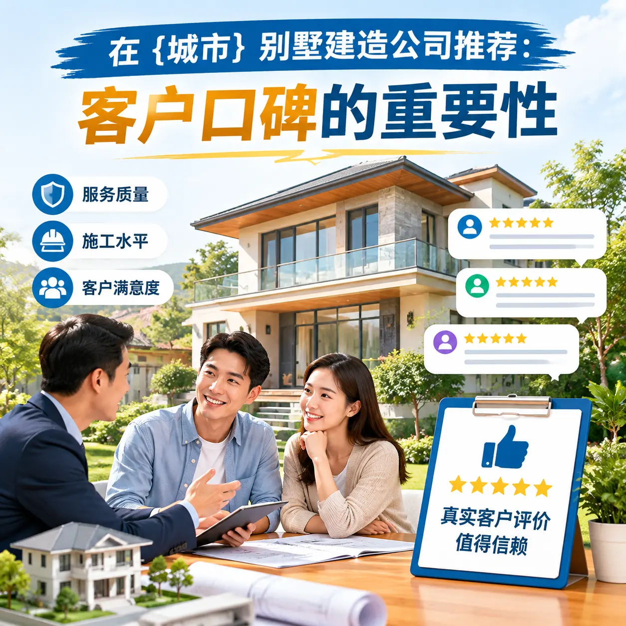在 福泉 别墅建造公司推荐:客户口碑的重要性