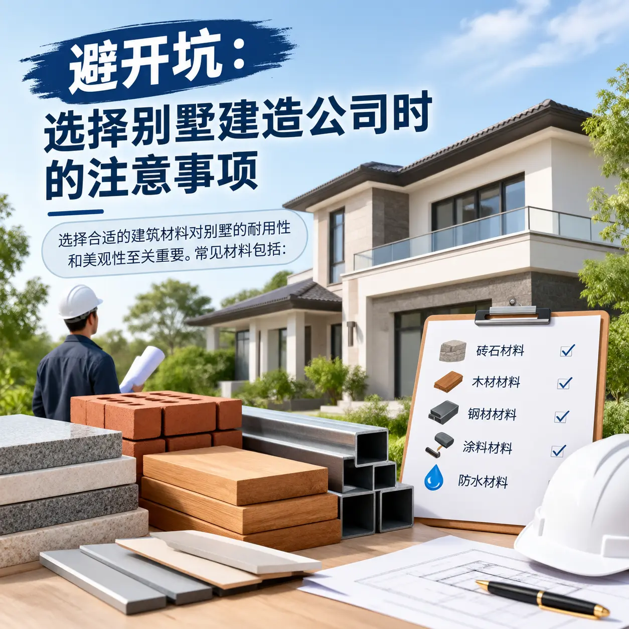 避开坑:选择 福泉 别墅建造公司时的注意事项