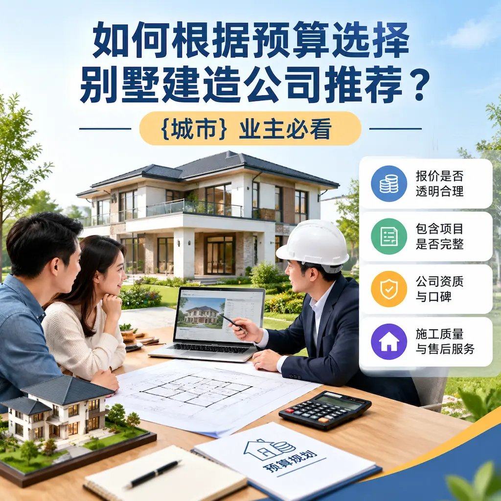 如何根据预算选择别墅建造公司推荐？ 福泉 业主必看