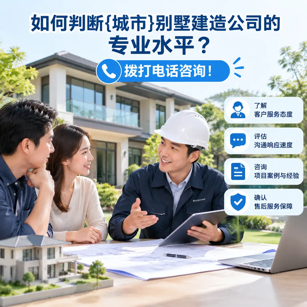 如何判断福泉别墅建造公司的专业水平?拨打电话咨询!